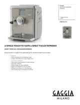 Gaggia RI9304/01 Datasheet