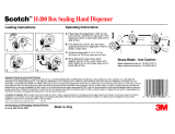 3M Scotch® Box Sealing Tape Dispenser H180 Datasheet