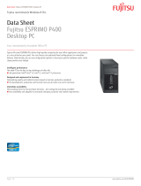 Fujitsu P400 + Service Pack 3 Years On-Site 5x9 Datasheet