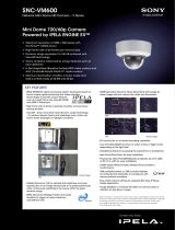 Sony SNC-VM600 Datasheet