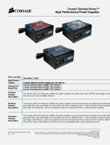 Corsair GS600 User manual