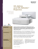 Sony VPL-SW536 Datasheet