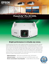 Epson PowerLite Pro Z8150NL Datasheet