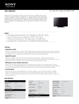 Sony KDL-32BX331 Datasheet