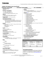 Toshiba C875-S7132NR Datasheet
