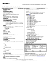 Toshiba L855-S5138NR User manual