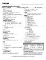 Toshiba S955-S5166 Datasheet