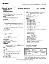 Toshiba X875-Q7190 Datasheet