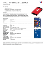 V7 VU28GCR-RED-2E Datasheet