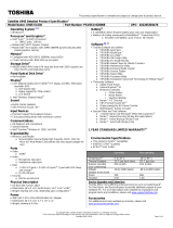 Toshiba U945-S4130 Datasheet