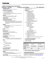 Toshiba C655-S5503 Datasheet