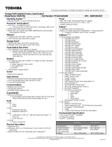 Toshiba PT324U-02U00R Datasheet