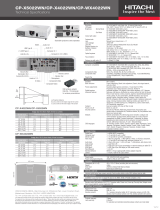 Hitachi CPX5022WN Datasheet