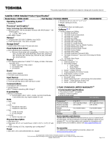 Toshiba C855D-S5339 Datasheet