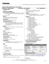 Toshiba C855D-S5135NR Datasheet