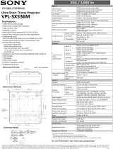 Sony VPLSX536M User manual