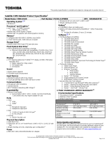 Toshiba C855-S5133 Datasheet