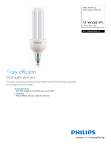 Philips Stick energy saving bulb 871150046920510 Datasheet