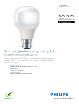 Philips Low consumption bulb 872790082673900 Datasheet