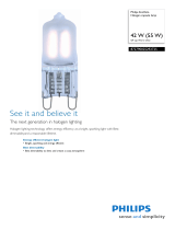 Philips Halogen capsule lamp 872790025292725 Datasheet