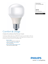 Philips Energy saving bulb 871150066256910 Datasheet