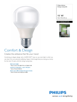 Philips Energy saving bulb 871150066256910 Datasheet