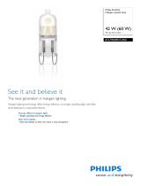 Philips Halogen capsule lamp 872790025292725 Datasheet