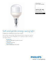 Philips Lustre energy saving bulb 872790026066325 Datasheet