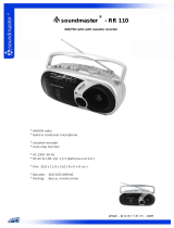 Soundmaster RR110 Datasheet