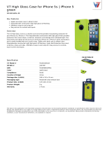 V7 High Gloss Case for iPhone 5s | iPhone 5 green Datasheet