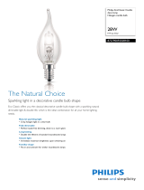 Philips Halogen candle bulb 872790092506700 Datasheet