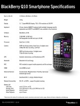 Blackberry Q10 Datasheet