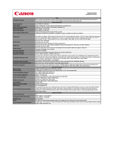 Canon 5293B021 Datasheet