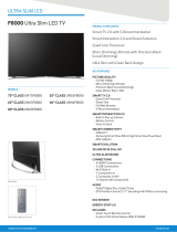 Samsung UN75F8000AFXZA Datasheet