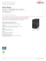 Fujitsu P410 E85+ Datasheet