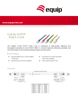 Equip Cat.5e U/UTP Patch Cord Datasheet