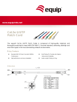 Equip Cat.5e U/UTP 3.0m Datasheet