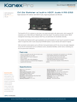 Kanex DVISW2A Datasheet