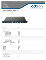 Add-On Computer Peripherals (ACP) ADD-CWDMMUX8E-LC Datasheet