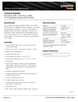 Kingston Technology KVR16LR11D8/4ED Datasheet