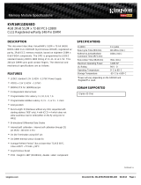 Kingston Technology KVR16R11D8/4ED Datasheet