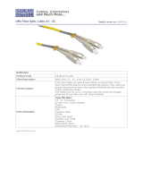 Cables Direct 3m ST-ST OM1 Datasheet