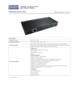 Cables Direct HD-SWTC404 Datasheet