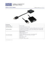 Cables Direct HDHSV-HDMI Datasheet