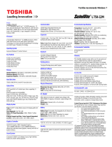 Toshiba L750 (PSK1WC-12M01S) Datasheet