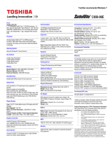 Toshiba C650 (PSC2EC-06E001) Datasheet