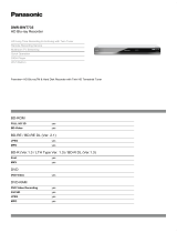 Panasonic DMR-BWT735EC Datasheet
