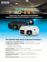 Epson Pro G6550WU Datasheet