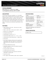 Kingston Technology KVR13LR9D8/8EF Datasheet