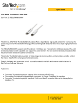 StarTech.com TBOLTMM50CMW Datasheet